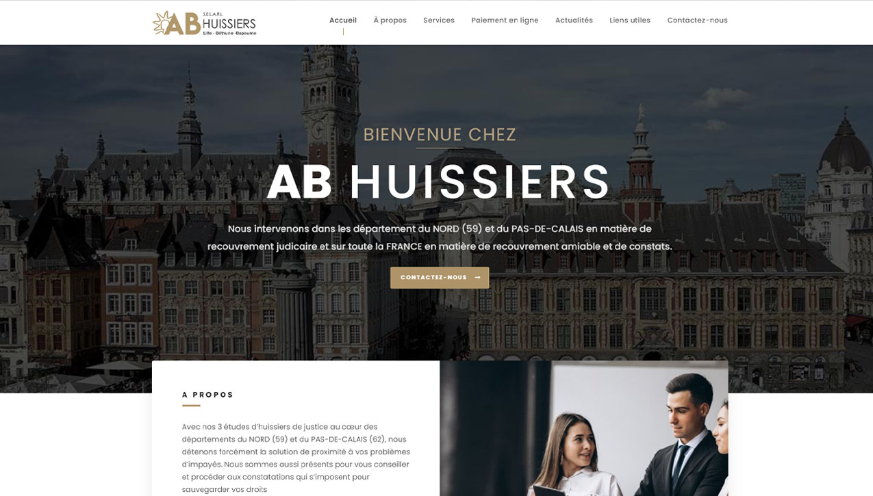 site vitrine montpellier ab huissiers