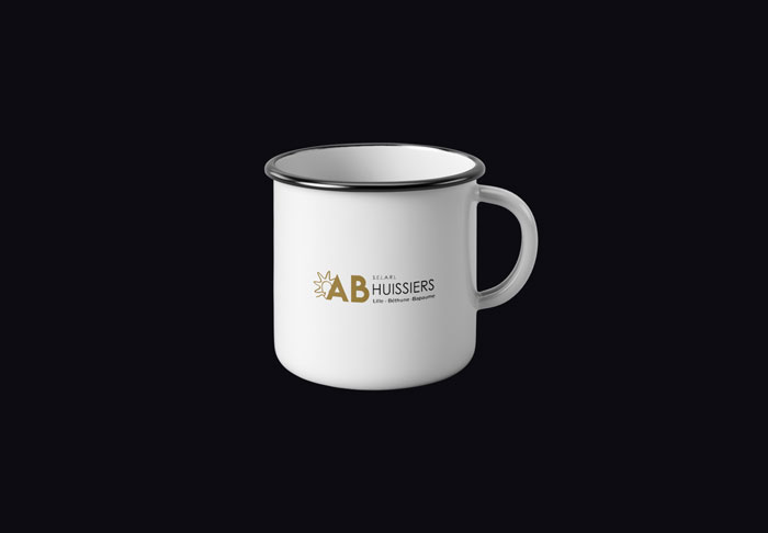 Mockup Mug Logo AB huissier